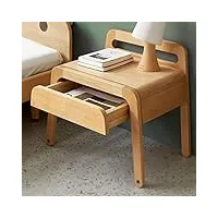 table de chevet pour enfants en bois massif hêtre nordique, casier de rangement économique simple, meubles de chambre à coucher