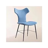 luo yi - cn chaise de jeu， salon moderne salle à manger chaises enfants chambre à la mode nordique chaise à manger chaise bureau fête hôtel meubles (color : blue)
