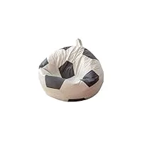 pekji canapé pouf souple en forme de football, créatif, avec remplissage, balcon, chambre à coucher, chaise longue paresseuse, pouf de sol en cuir pour loisirs