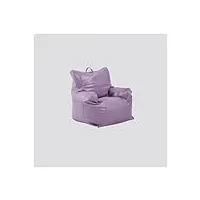 pekji canapé paresseux en cuir souple, tatami, chaise longue de loisirs, salon, chambre à coucher, fauteuil de sol, pouf avec remplissage