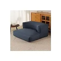 pekji dossier paresseux canapé pouf tatami simple en cuir chaise longue pouf salon chambre grande chaise de loisirs avec remplissage