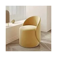 zbzln chaise de coiffeuse avec rembourrage – fauteuil club confortable pour chambre à coucher, salon – chaise latérale pivotante à 360° pour le maquillage