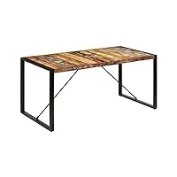nice tables tables de cuisine et de salle à manger table à manger 160 x 80 x 75 cm bois massif recyclé
