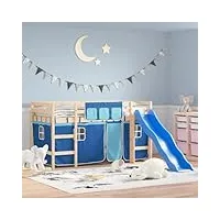 raugaj nice beds & accessories lits et cadres de lit pour enfants en pin massif bleu 90 x 200 cm