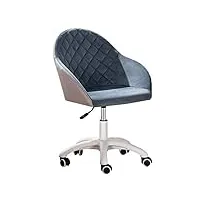 ipsu chaise de bureau à domicile chaise de bureau ergonomique à domicile chaise de bureau d'ordinateur chaise de bureau en velours moderne fauteuil de bureau salon chambre chaise d'appoint ergono