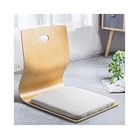 japonais fait à la main durable tatami plancher sans jambes chaise meubles de salon asiatique traditionnel paresseux canapé chaise dossier chaise for balcon baie (color : a1)