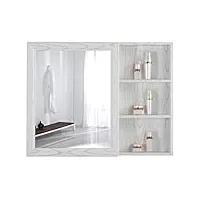 kohara armoire murale de salle de bain, armoire à miroir en aluminium, armoire à miroir de salle de bain, armoire murale à miroir, armoire à bijoux