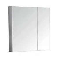 kohara armoire à miroir murale en aluminium, espace de salle de bains, armoire à miroir complète, boîte à miroir domestique, armoire murale
