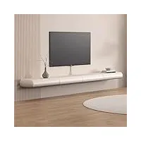 iakaeui meuble tv/banc tv/meuble tv suspendu - pour salon, chambre a coucher et salle a manger - style contemporain