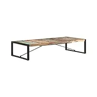 nice tables d'appoint table basse en bois recyclé massif 180 x 90 x 40 cm