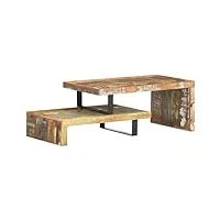 nice tables d'appoint tables basses ensemble de 2 tables basses en bois recyclé massif