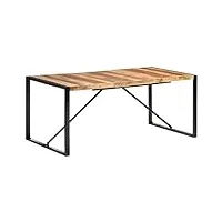 aijuukjp nice tables table de cuisine et de salle à manger en bois massif avec finition sheesham 180 x 90 x 75 cm