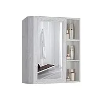 noaled armoires espace rectangulaire en aluminium armoire à miroir salle de bain armoire à miroir étanche à l'humidité miroir mural étanche armoire à bijoux