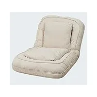 canapé-lit pliant convertible, canapé paresseux, sol en tissu doux et confortable et canapé futon, matelas pliable pour salon/dortoir/invité blanc