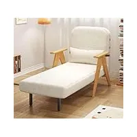canapé-lit rembourré en tissu avec supports, canapé convertible, futon pour salon, chambre d'amis, gris foncé, 1,2 m