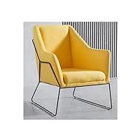 sevenyxx chaise d'appoint en tissu moderne du milieu du siècle, fauteuil d'appoint en tissu rembourré pour chambre à coucher, appartement, studio, bureau, salle d'attente