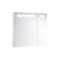 armoire à miroir de salle de bain avec lumière, armoire à miroir murale antibuée, armoire de rangement de salle de bain, armoire de rangement en alliage d'aluminium
