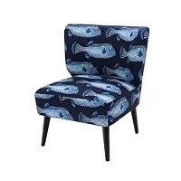 amadeus - fauteuil poisson bleu