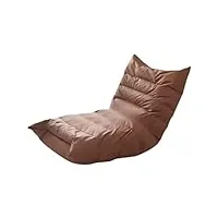 bkekm pouf moderne avec remplissage, canapé paresseux, chaises longues en cuir, tatami doux, 70cm /80cm