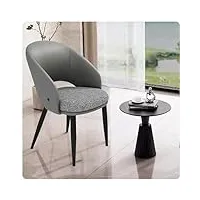 chaise de salle à manger moderne, chaises scandinaves ergonomiques de salle à manger chaise de cuisine avec pieds en métal chaise à dinner rembourrées pour cuisine/restaurant(size:set of 4,color:dark