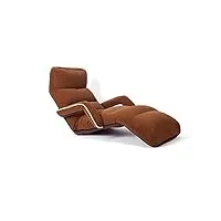 sswerweq poufs adultes single armrest thick sofa multi-position adjustment convenient folding sofa living room bedroom cloth sofa