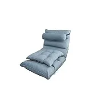 sswerweq poufs adultes cotton floor chair single adjustable backrest chair bay window leisure game sofa chair