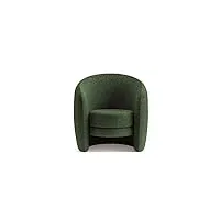 sswerweq poufs adultes small apartment lamb velvet light luxury bedroom clothing store living room simple lazy small sofa single chair (color : green)