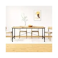 csderty furniture home tools table à manger en bois de manguier massif 180 cm