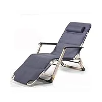 chaise longue de jardin chaise pliante chaise longue chaise de plage extérieure légère et portable