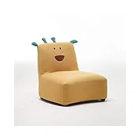 alejon canapé pour enfant mini salle de jeux chambre enfants canapé siège lit enfants canapé bleu vert rose jaune pour meubles de chambre d'enfant (couleur : jaune, taille : 39.5x41x45cm)