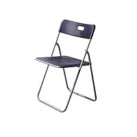 inbekea chaise pliante, chaise de bureau, chaise de dossier pour la maison, chaise de loisirs portable, chaise minimaliste