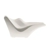 driade - chaise-longue tokyo pop - blanc/mat/lxpxh 157x74x79cm