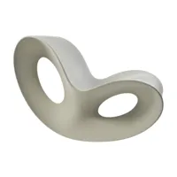 magis - voido - berceuse/rocking chair - clair gris/mat/pxhxp 58x78x114cm/pour interieur et exterieur