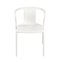 magis - chaise avec accoudoirs air armchair - blanc/mat/pour interieur et exterieur