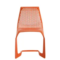 plank - myto - chaise cantilever - orange/51x82x55cm