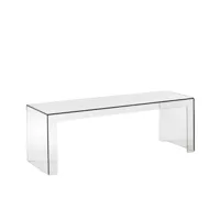 kartell - invisible side - table d'appoint - clair comme du cristal/transparent/lxpxh 120x40x40cm
