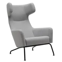 softline - fauteuil pivotant havana - clair gris/felt 620/lxhxp 79x107x96cm/structure noir