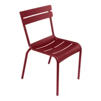 fermob - chaise de jardin luxembourg - chili/texturé/lxhxp 52x88x57cm/résistant aux uv/pliable