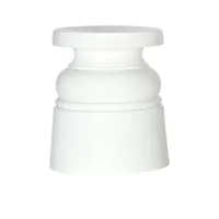 moooi - tabouret container stool new antiques - blanc/mat/h 44cm/ø 40cm