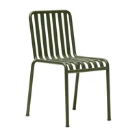 hay - chaise de jardin palissade - olive/revêtu par poudre/pxhxp 47x80x56cm