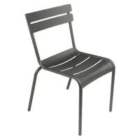 fermob - chaise de jardin luxembourg - romarin/texturé/lxhxp 52x88x57cm/résistant aux uv/pliable