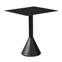 hay - table de jardin palissade cone 65x65cm - anthracite/revêtu par poudre/lxlxh 65x65x74cm/base en béton