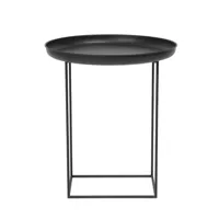 norr 11 - duke small - table d'appoint ø 45cm - noir/table démontable/h: 52cm