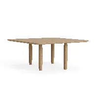 norr 11 - table basse oku - chêne/lxhxp 80x36x80cm