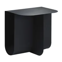 northern - table d'appoint mass - noir/laqué/lxlxh 40x30x38cm
