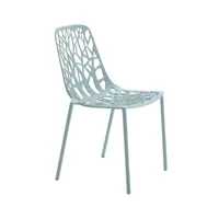 fast - forest - chaise de jardin - bleu clair/peint par poudrage/pxhxp 48x81x53cm
