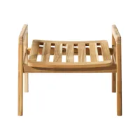fdb møbler - tabouret de jardin m7 sammen - nature/huilé/lxhxp 45,7x39x51,5cm