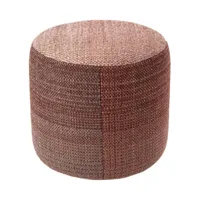 nanimarquina - pouf shade - rouge foncé/rouge/laine de nouvelle zélande/densité: 156.000 noeuds/m2/pxhxp 39x40x39cm