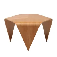 artek - table d'appoint trienna - chêne/laqué claire/lxlxh 70x62x39cm