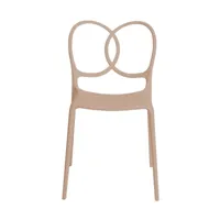driade - chaise de jardin sissi - rose/mat/pxhxp 48x83x57cm